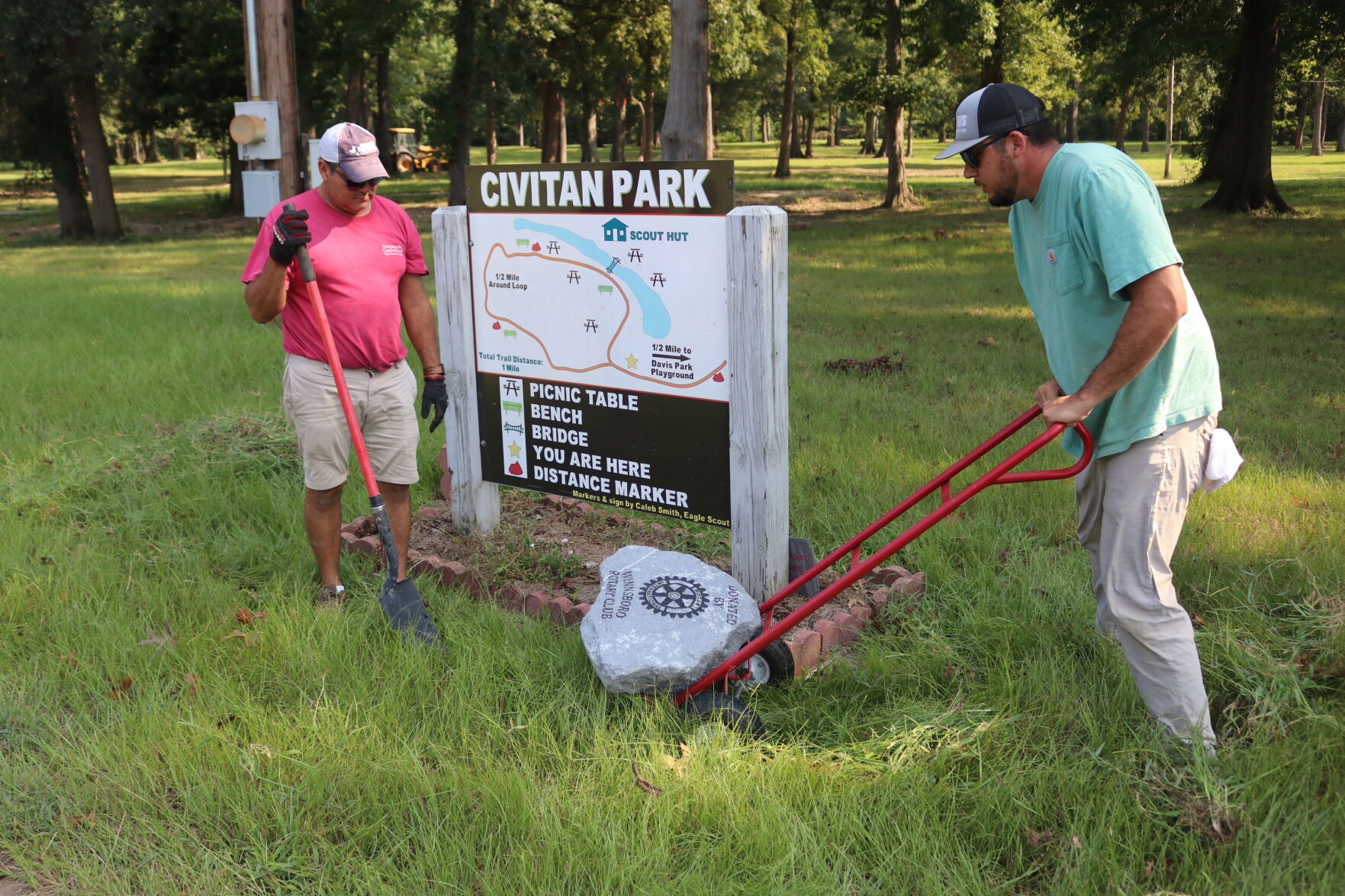 New trail markers